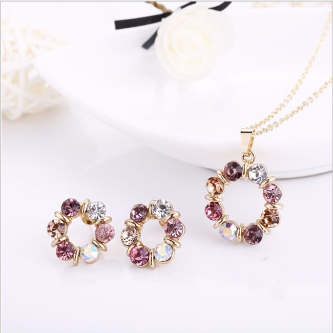 Gold jewelry sets women jewelry sets alloy jewelry set women