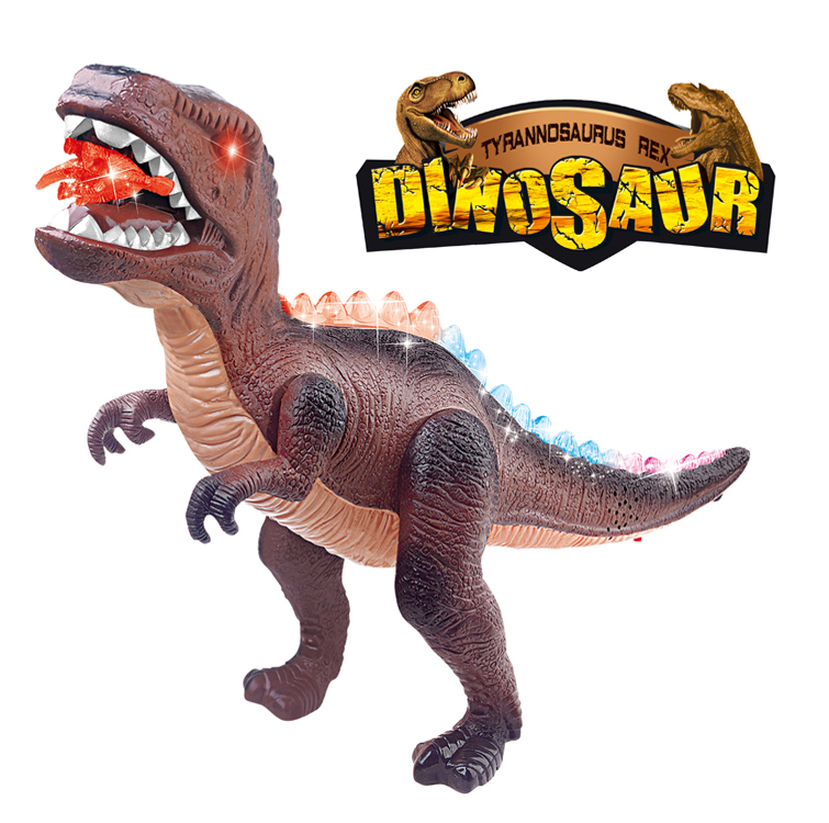 Лидер продаж на Amazon, dinasour на батарейках с подсветкой, новейшая прогулочная игрушка, новая игрушка dinasour