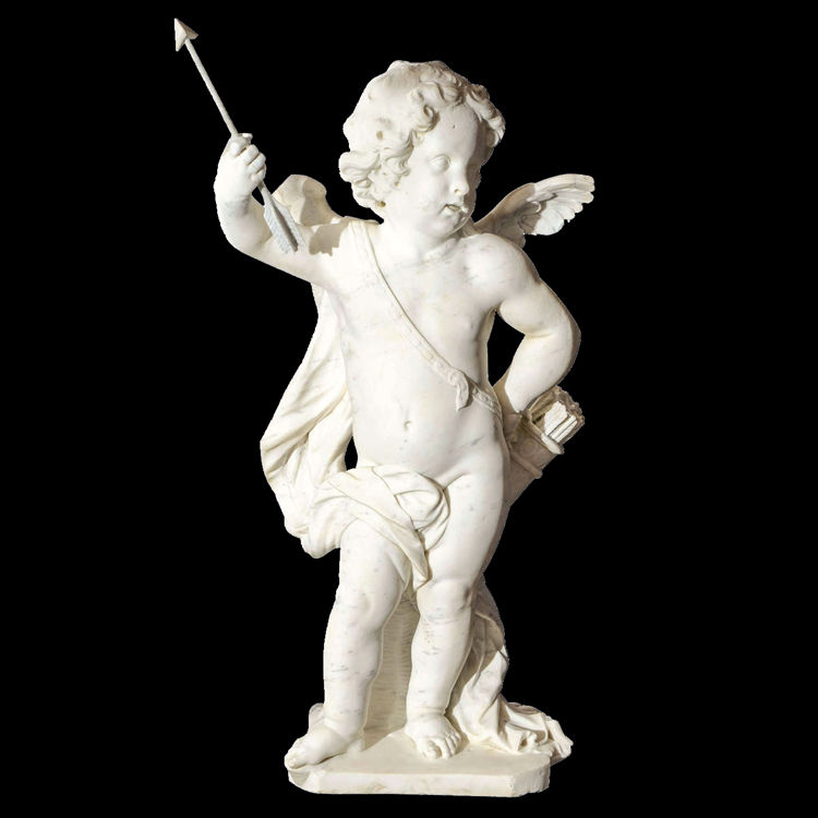 Камень маленький cherub Ангел мраморный Купидон маленький мальчик ангел статуя