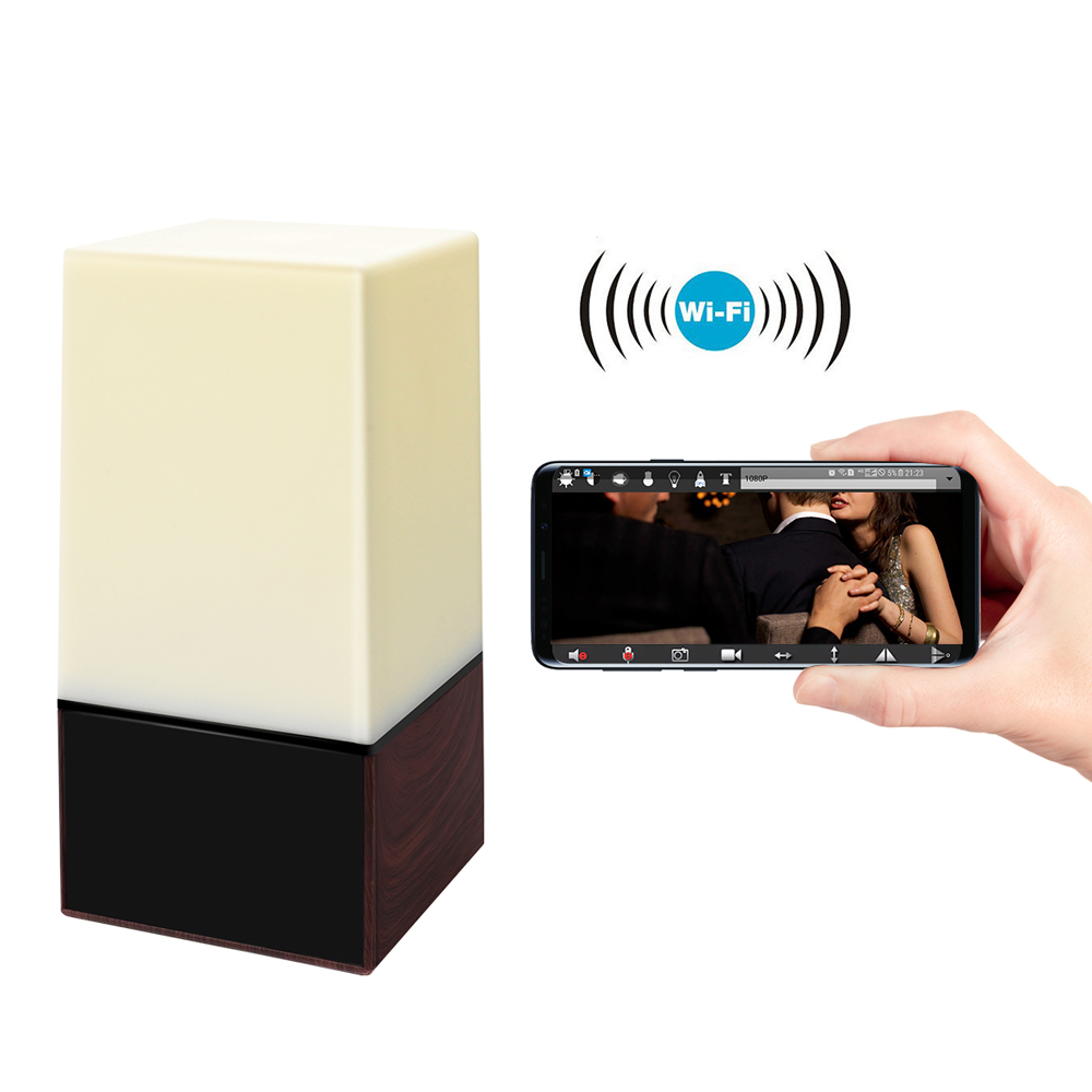 Wi-Fi камера, скрытая камера 1080P в лампе, видеорегистратор няня, беспроводная домашняя камера видеонаблюдения PQ508