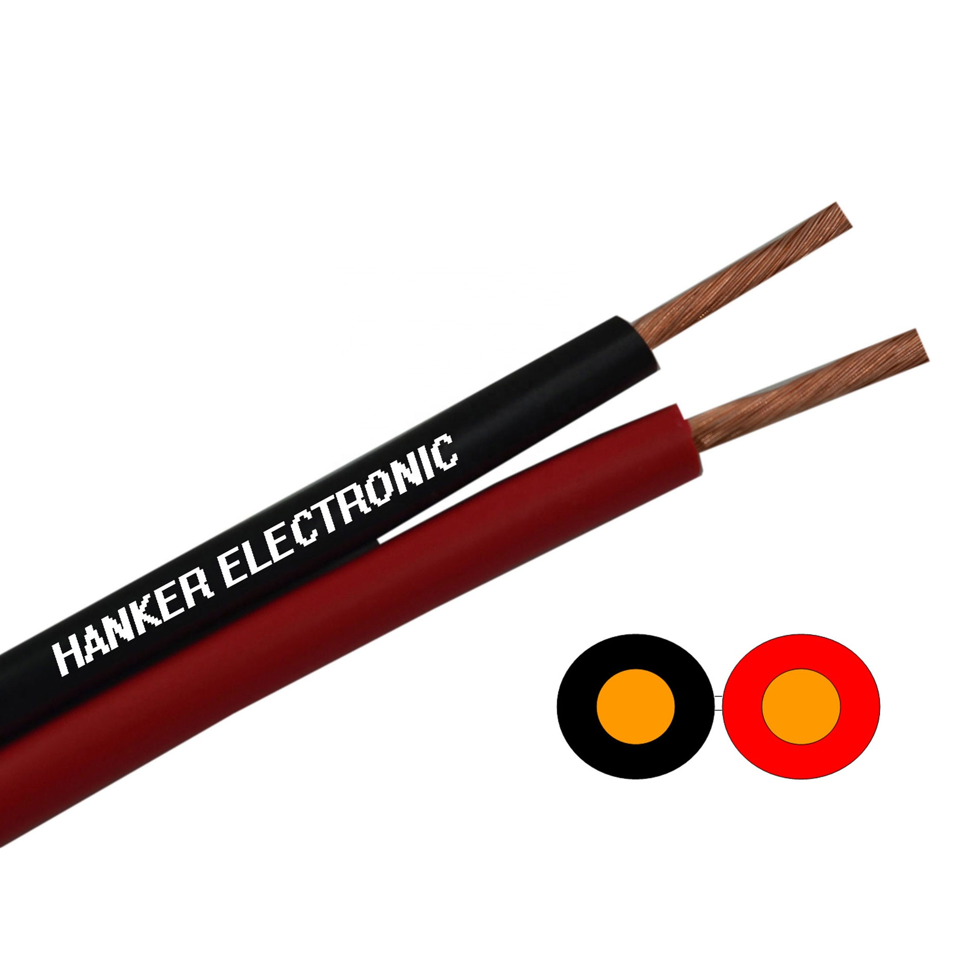 Кабель для динамика с мягкой оболочкой из ПВХ 2x14AWG