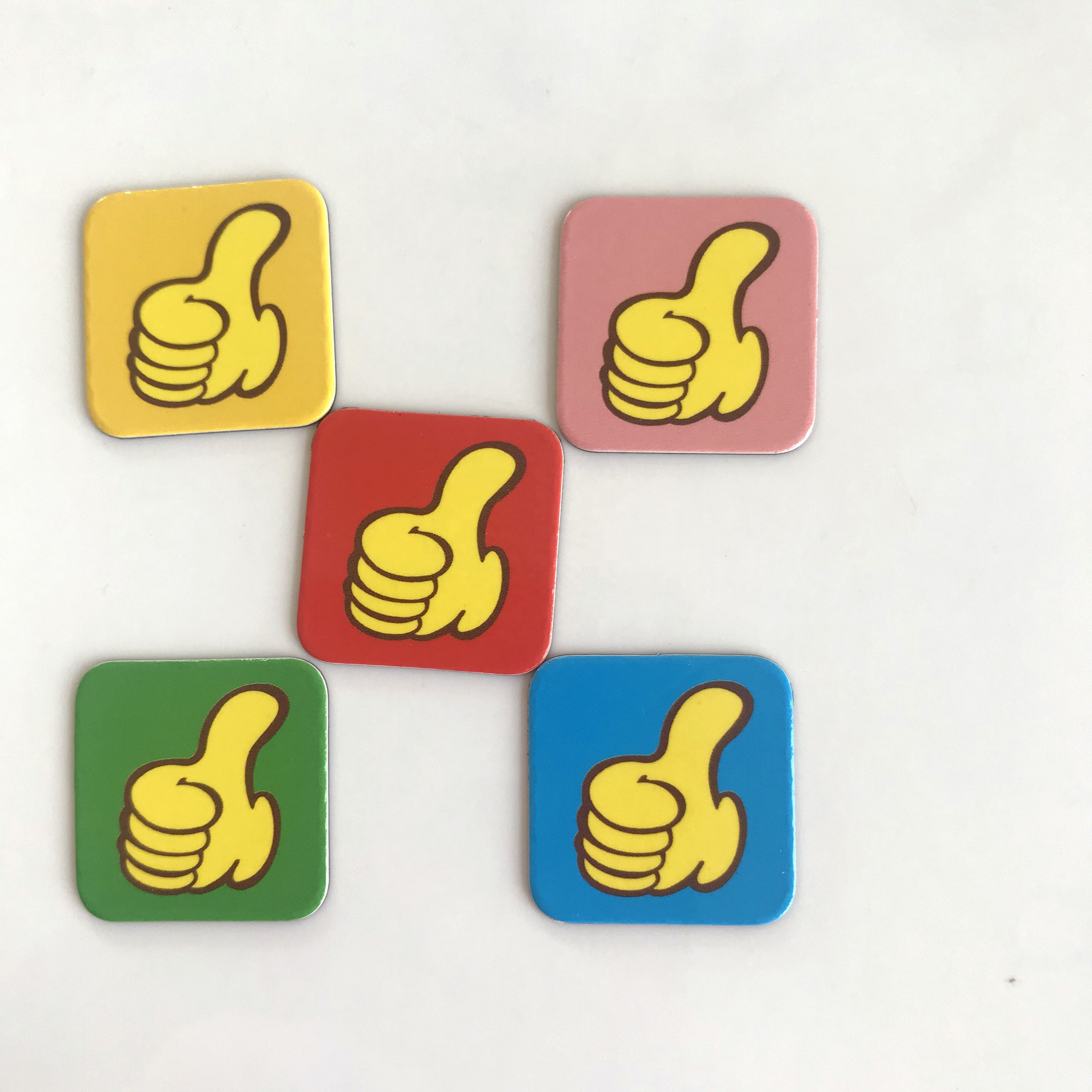 Colorful Rubber Ultra-thin fridge magnet for teaching