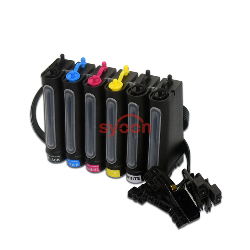 LED УФ СНПЧ Система непрерывной подачи чернил клапан для Epson L805 R330 R270 T50 1390 1400 1450 1500 w R1390 УФ планшетный принтер