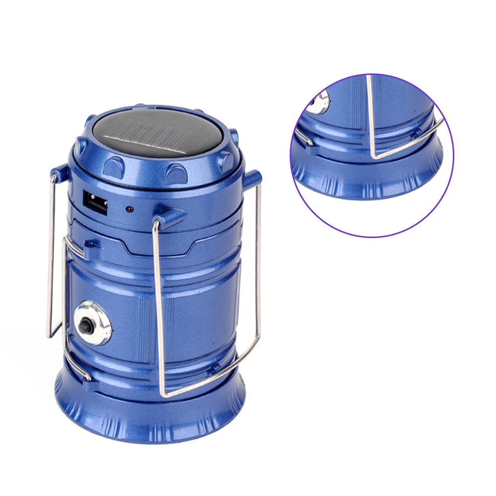 Wholesale Price ABS Solar Charging Rechargeable Led Camping Lantern