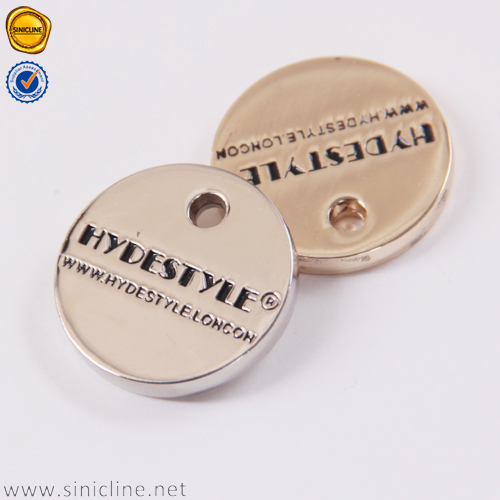 Sinicline, оптовая продажа, высокое качество, логотип под заказ, Выгравированная металлическая бирка для ювелирных изделий