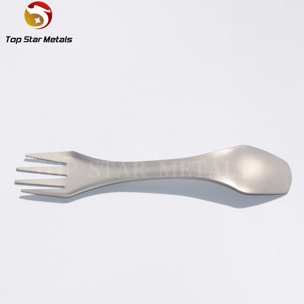 Титан Spork 3 in1 ложка нож вилка ультра-легкий вес OEM приветствуется