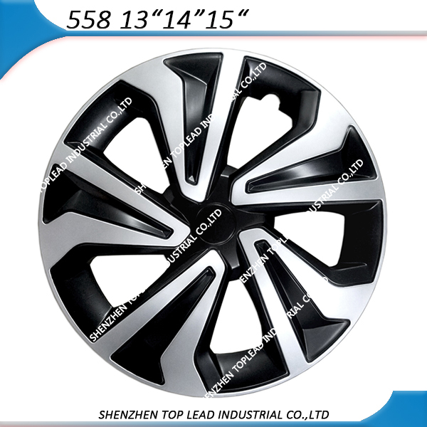 Двухцветное покрытие колеса автомобиля ABS/PP 13,14,15 дюймов хит продаж hubcap