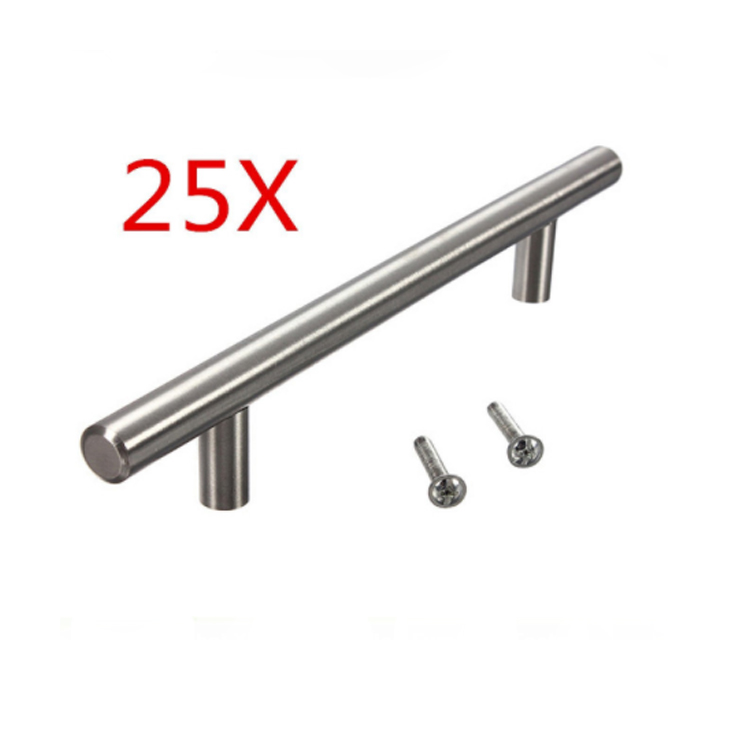 Stainless Steel T bar pull handle cabinet drawer furniture kitchen handle