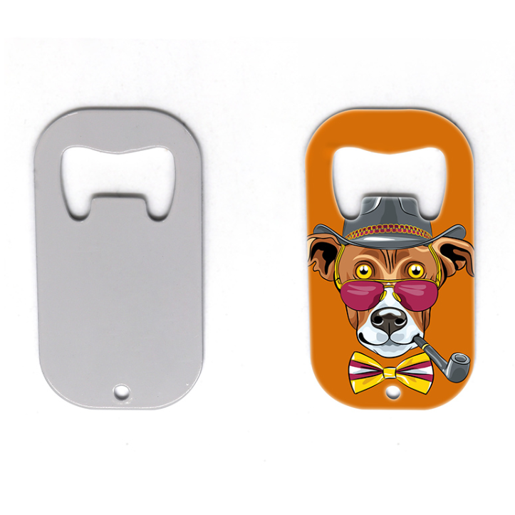 Custom bulk beer blank metal drink sublimation bottle opener
