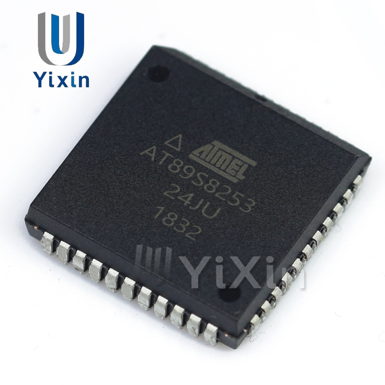 AT89S8253-24JU AT89S8253 Microcontroller IC Integrated Circuit PLCC44