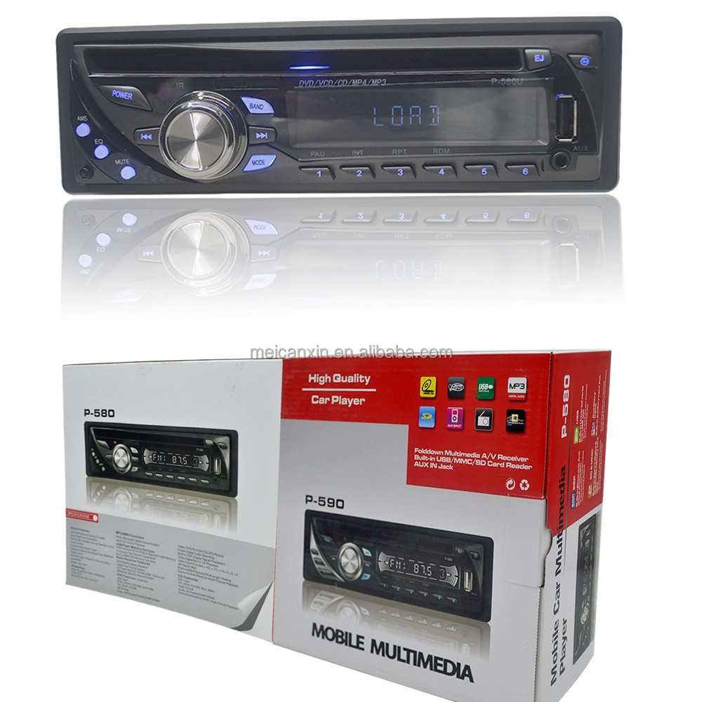 1 Din однодиновый автомобильный CD-плеер/автомобильное радио/автомобильное аудио BT Музыка DVD MP3