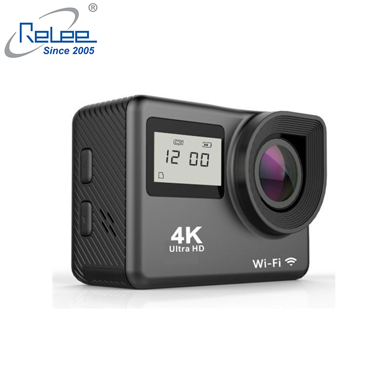 Лидер продаж 2019, Экшн-камера с двойным экраном allwinner v3, Wi-Fi, 4k, велосипедная видеокамера