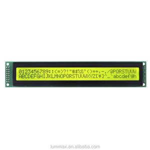 ЖК-дисплей с символами 40x2 STN (Размер: 182,0 (Ш) * 33,5 (В) * 14,0 (Т) мм)