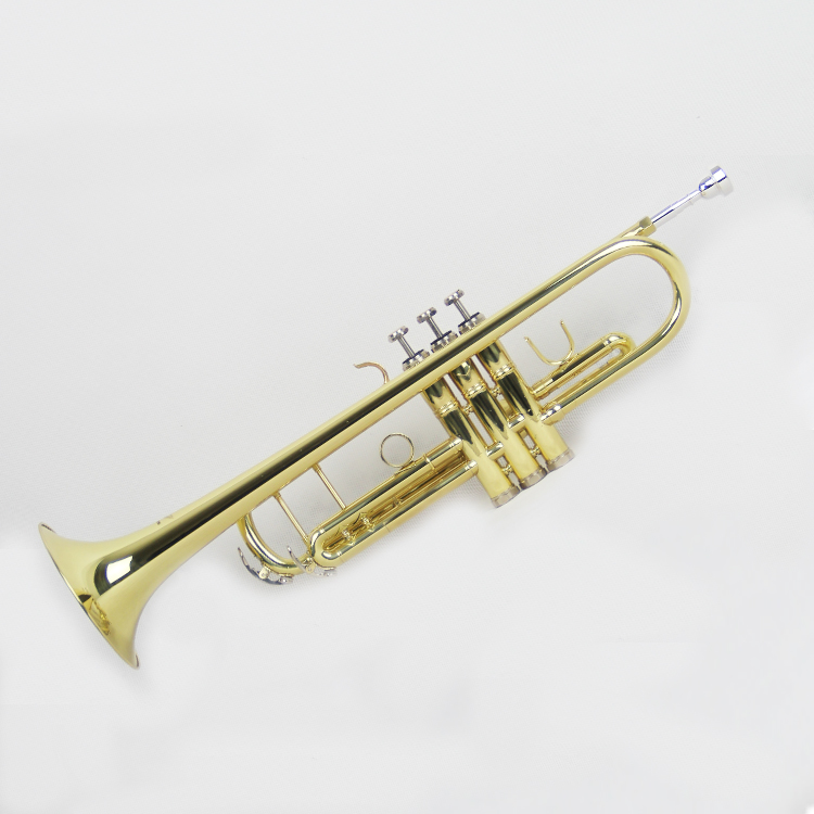 Trumpet B Flat Plastic Trumpet with Mouthpiece for Band School Student (Red)