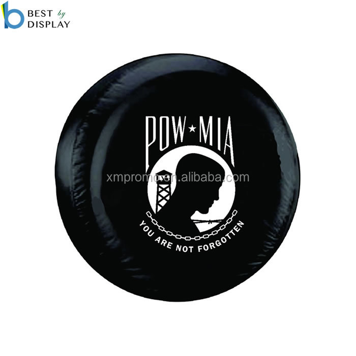 Новый стиль, изготовленный на заказ, Мягкий тканевый чехол Pow Mia для запасного колеса для внедорожника