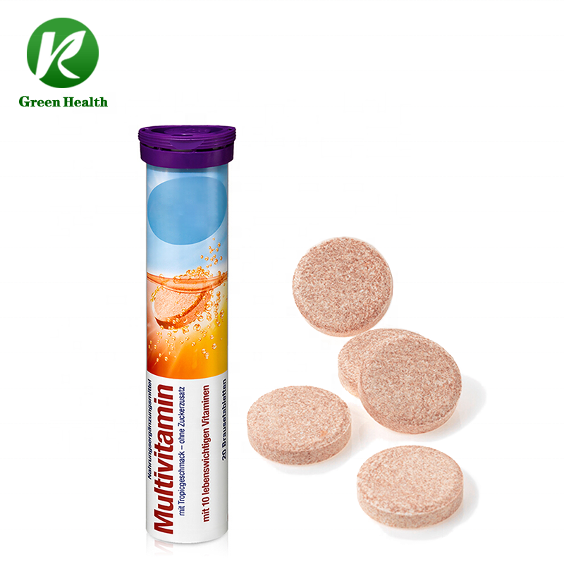 Многовитаминный effervescent таблетки, витамин effervescent таблетки