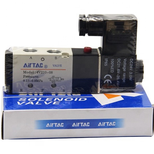 Электромагнитный клапан Airtac 4V210-08 24 В/110 В