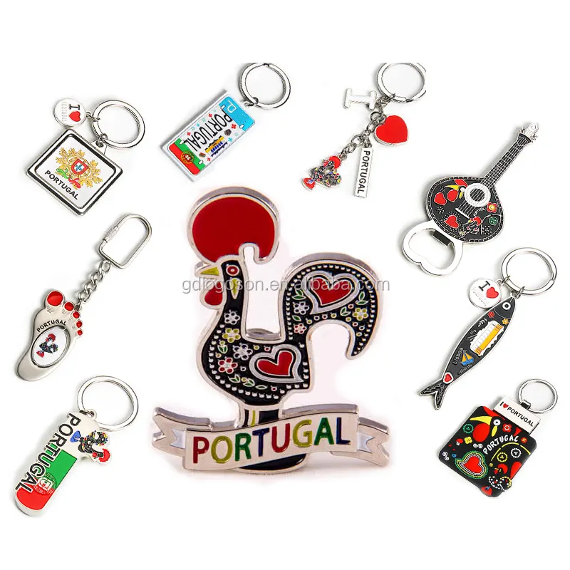 Portugal Personalized Souvenir Gifts Rooster Keyring Bottle Opener Fridge Magnet Souvenir Portugal
