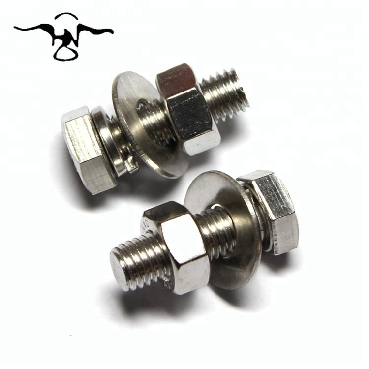 Good quality cheap price galvanized hex bolt and nut steel