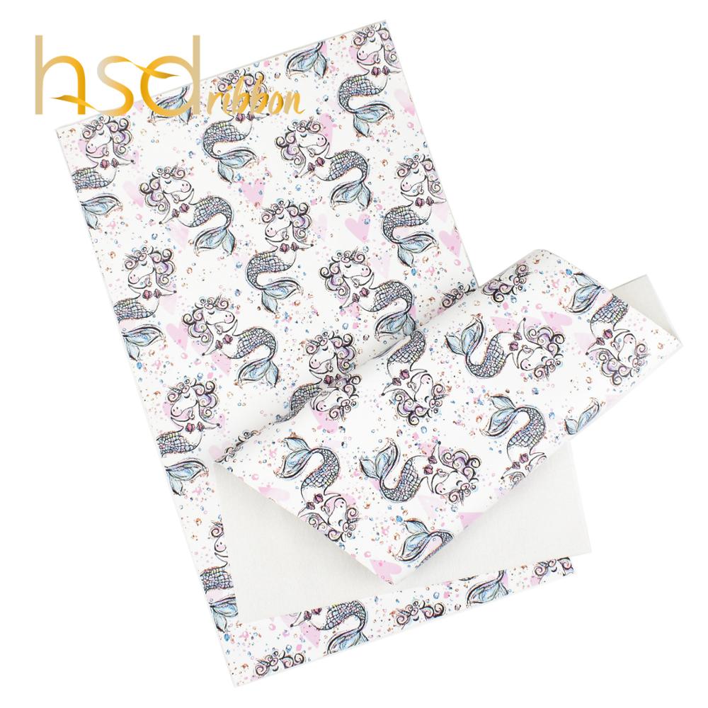 HSDRibbon Заводская профессия Custom Pattern серии печатных кожа ткань