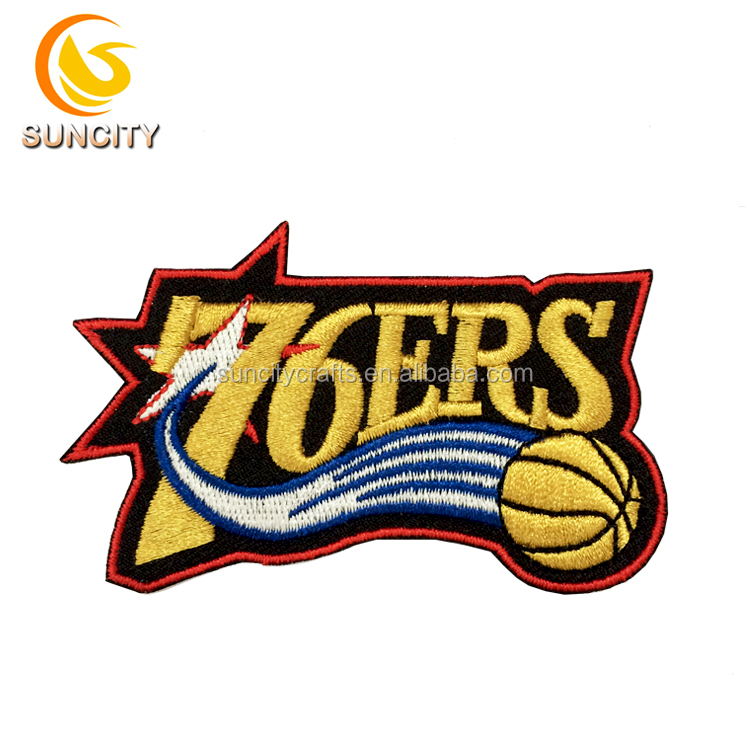 Рекламный дизайн, патч для NBA Baskeball PHILIDAPHIA 76ERS, патч для вышивки