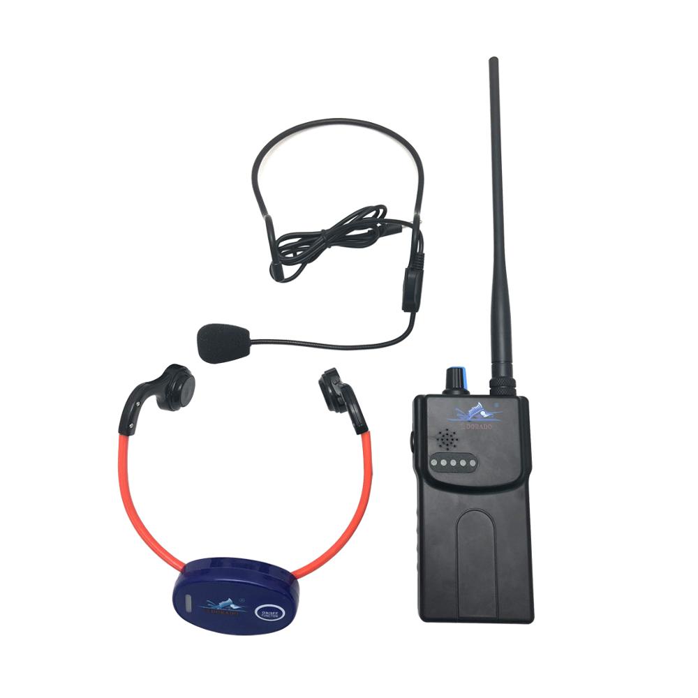 Водонепроницаемый односторонний передатчик для обучения плаванию Aquatalk Walkie Talkie костная проводимость наушников