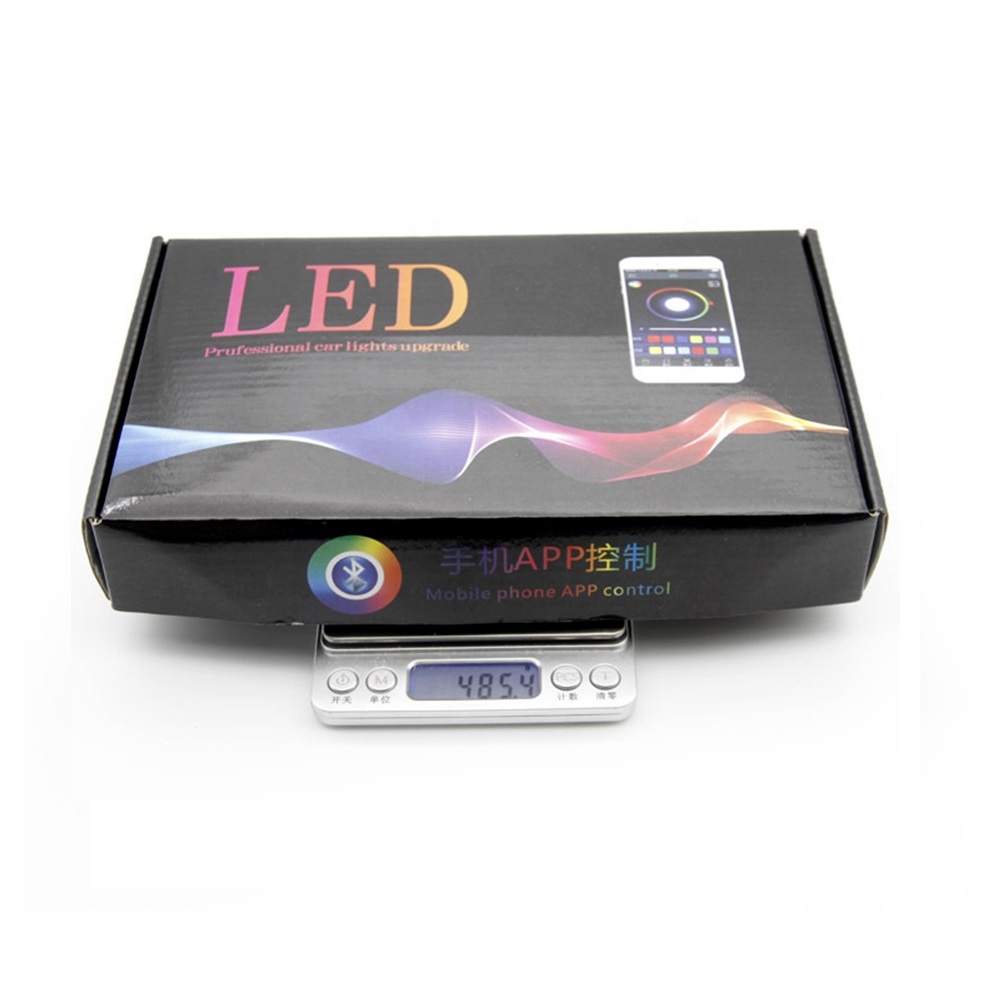 ADT 12 В красочный RGB управление через приложение Автомобильный светодиодный интерьер неоновый EL проводной светильник Автомобильный интерьер светодиодный атмосферный свет
