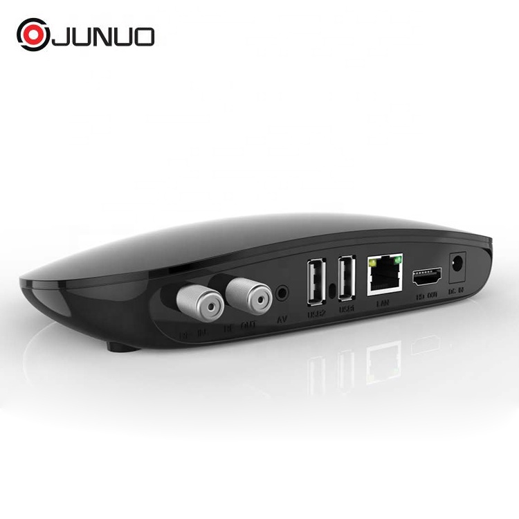 JUNUO Новое поступление 4k спутниковый приемник iptv android tv box plus телеприставка dvb s2 dvb t2 isdb-t atsc