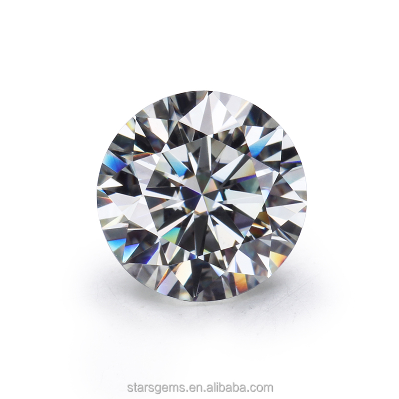 low price IJ color round brilliant cut 6.5mm 1 carat moissanite stones