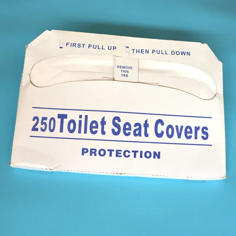 1/2fold Disposable Flushable Toilet Paper Seat Cover