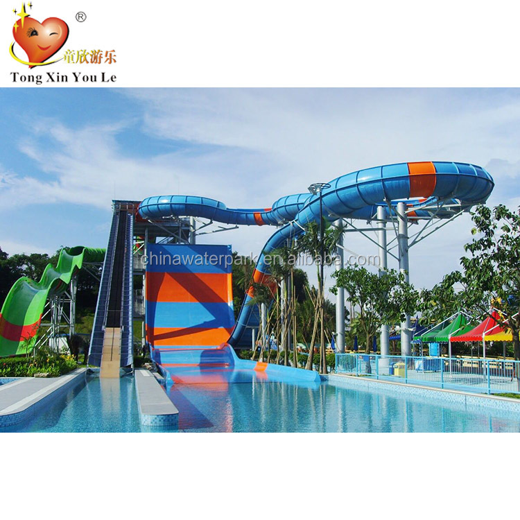 New arrail water park used slides factory in china