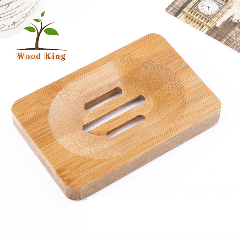 Wholesale Customizable LOGO Manual Customization Creative Soap Holder Wholesale Custom Bamboo Soap Box