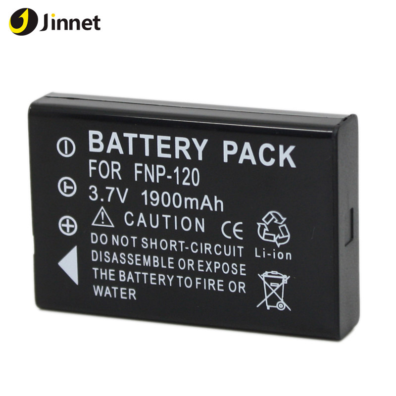 Jinnet 3,7 V 1900 мА/ч, FNP-120 NP-120 NP120 батареи камеры