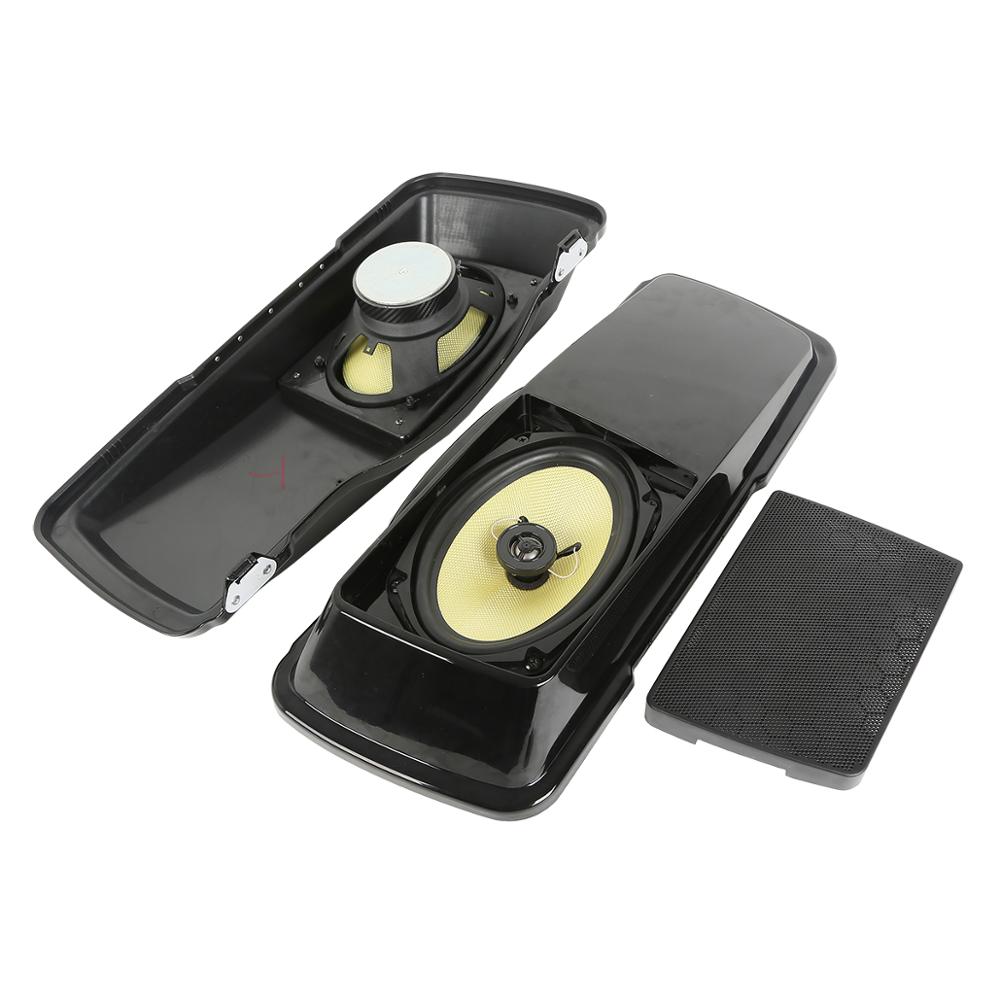 Крышки для динамиков TCMT XF111540 Saddlebag + динамик 6 дюймов x 9 дюймов подходит для Harley Touring Electra Glide 94-13