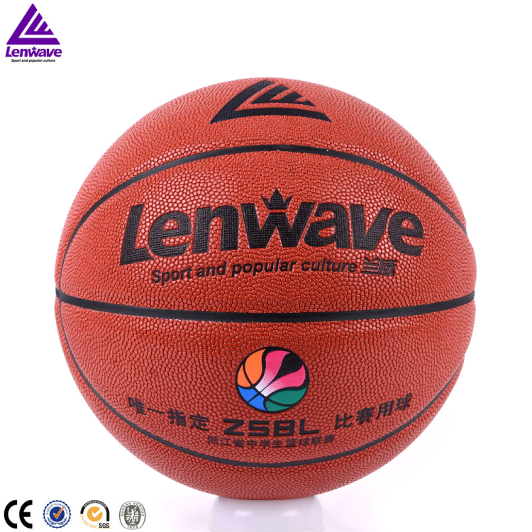Баскетбольный мяч из искусственной кожи с логотипом Lenwave