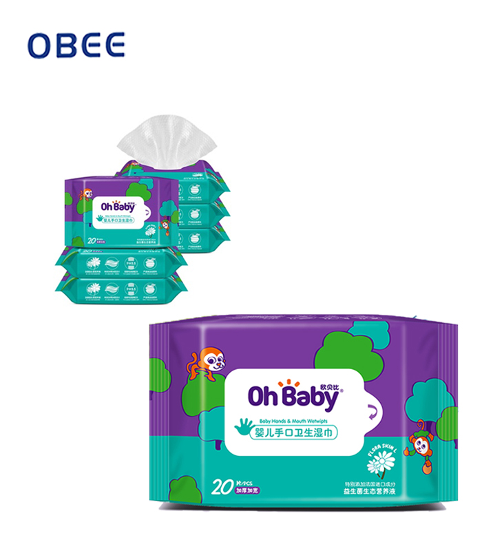 OEM бренды, допустимые 100% чистая вода, без спирта, детские влажные салфетки от китайского профессионального производителя