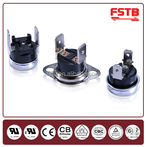 Temperature Switch KSD301-V Bakelite Auto Bimetal High Temperature Limit Switch From FSTB 1/2"