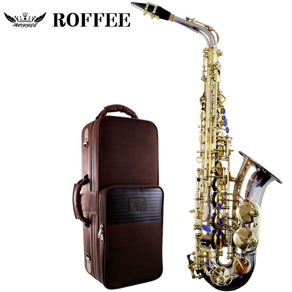 Профессиональный уровень исполнения ROFFEE C5 альт-мельница Eb тоновый саксофон