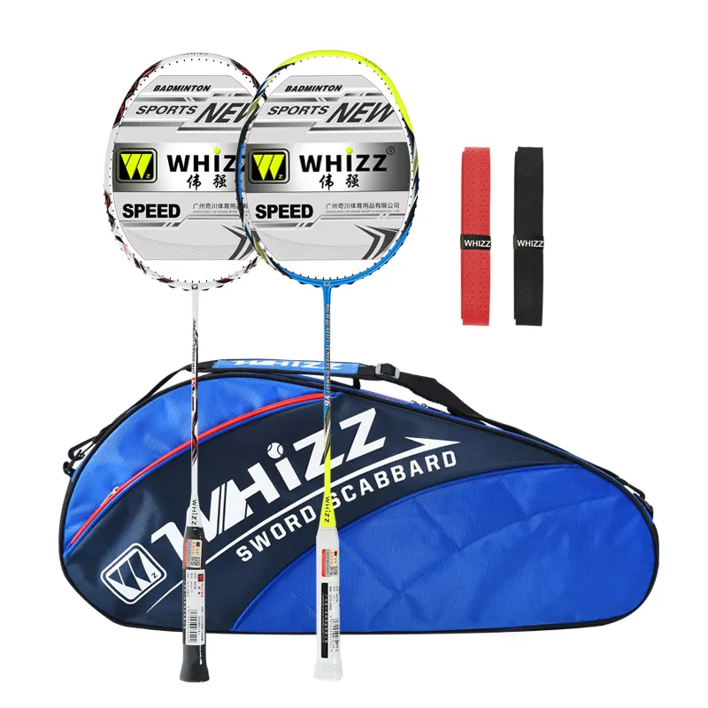 Y5Y6 WHIZZ 100%Carbon handle 4U lightweight 80-84g badminton racket