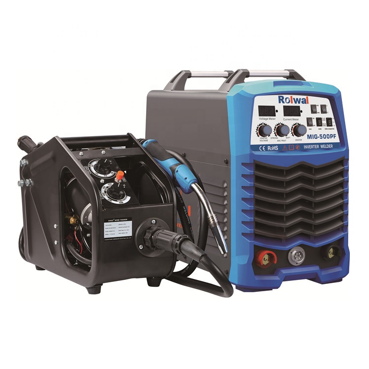Rowal MIG-400PF 380V IGBT CO2 для дуговой сварки под флюсом газа и Gasless MIG сварочный аппарат