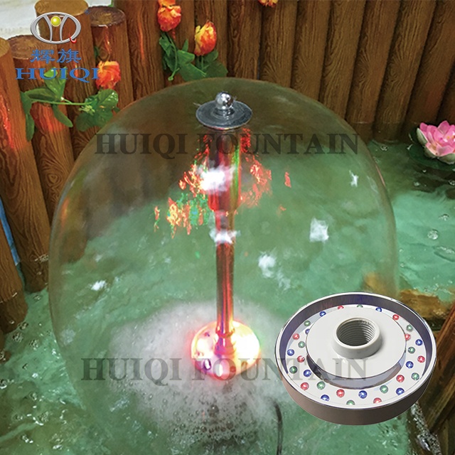 HUIQI поставка с завода, подсветка для фонтана, RGB, для помещений, маленький садовый танцевальный фонтан, насадка для фонтана, аксессуары для подсветки