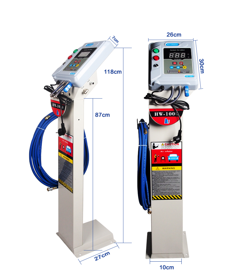 220V Intelligent tire inflator/Standing or Hanging automatic tyre inflator