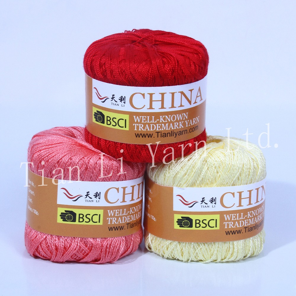 High Quality Hand Kintted Lace Yarn By Chinese Manufacture TL-28
