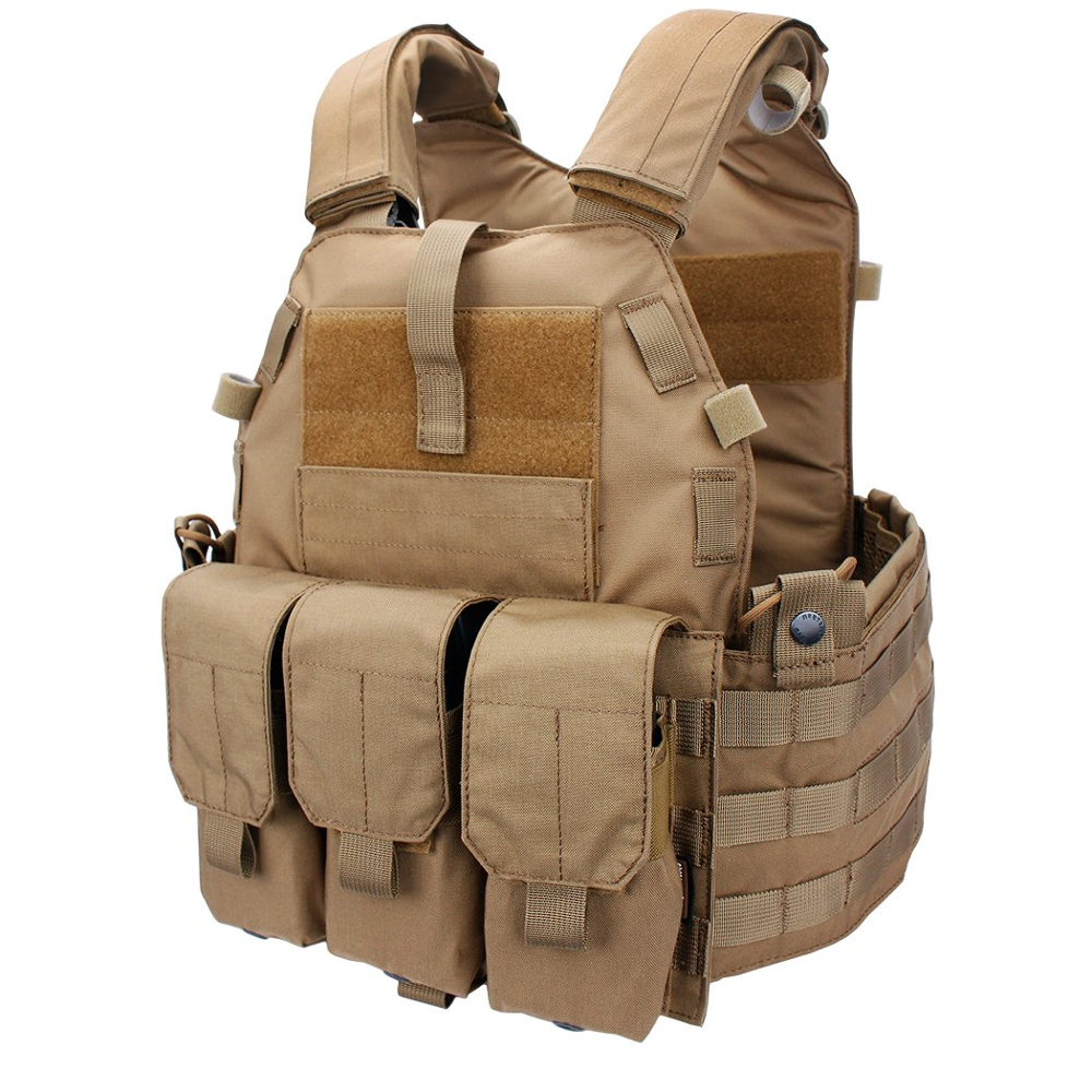 Тактический жилет Combat Airsoft камуфляж Пейнтбол жилет открытый модульная грудь комплект Регулируемый легкий
