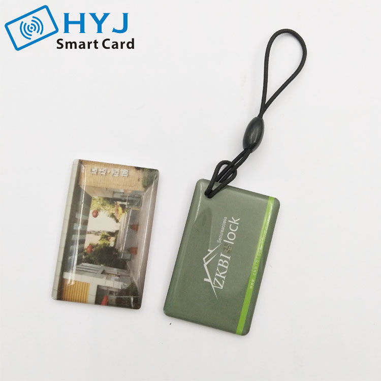Индивидуальный дизайн, печать, RFID-карта, RFID-ключ, 125 кГц, эпоксидный RFID-брелок