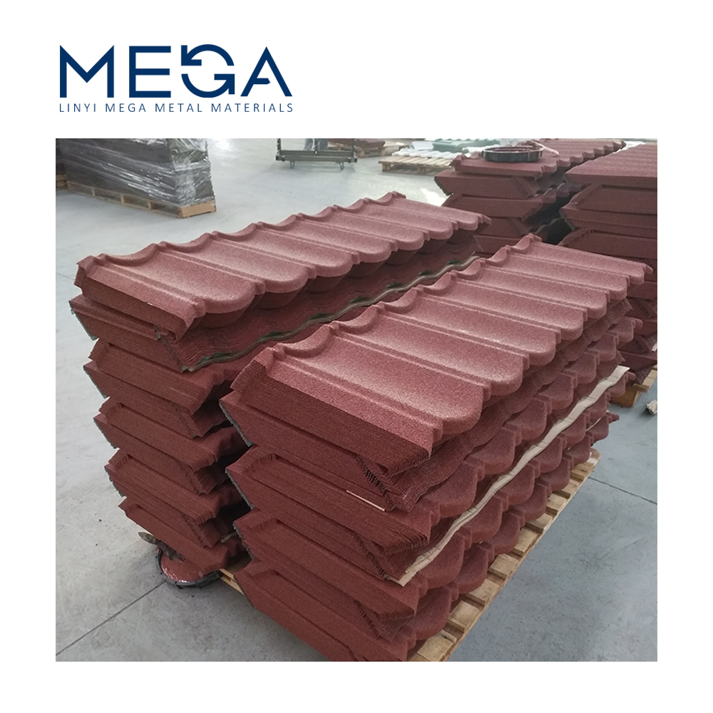 Construction/Building/Roofing Material Stone Coated Metal Bond Roofing Tile