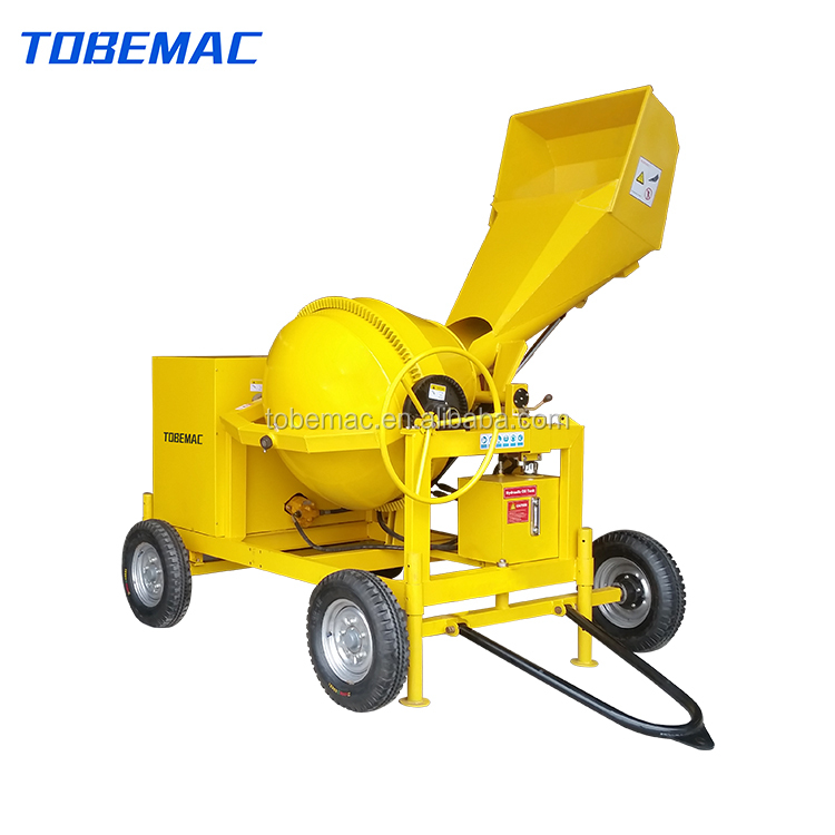 Дизельная гидравлическая передвижная Бетономешалка TDCM500DH
