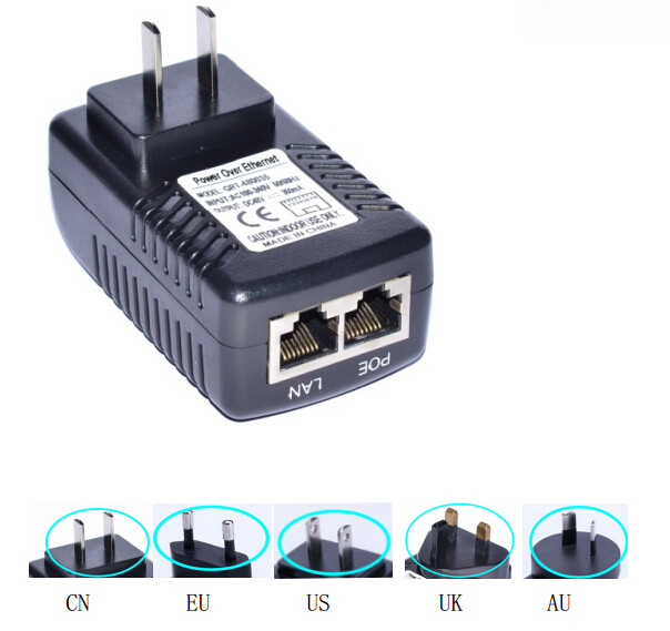 PoE инжектор 12V 24V 48V 24W адаптер PoE пассивный сплиттер PoE для камеры CCTV PoE коммутатор IP-телефон