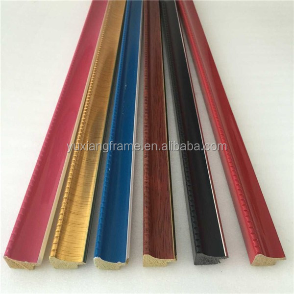 Colourful ps picture frame moulding lines for decoration