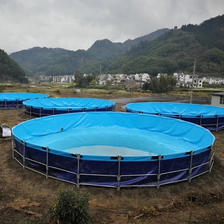 Рыбная ферма hdpe ПВХ геомембрана круглые резервуары/Рыбная ферма пруд лайнер для аквакультуры